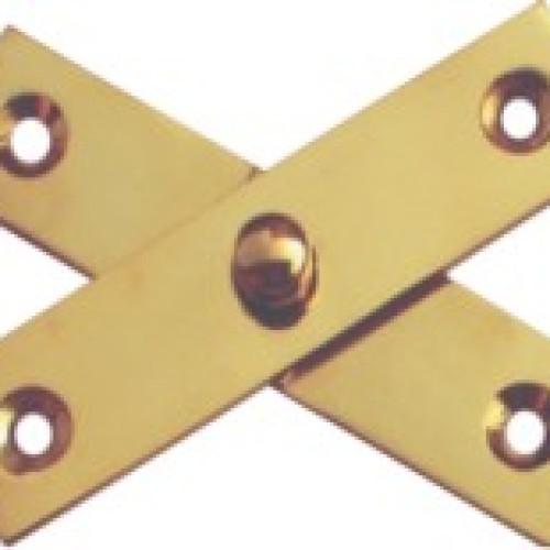 Brass pivot hinges center